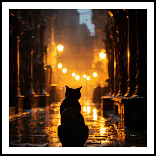 Plakat 60x60cm Samotna Wędrowczyni zdjęcie 3
