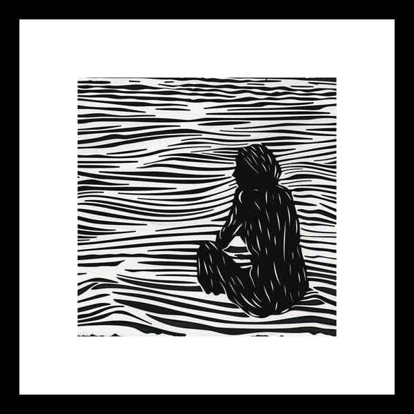 Plakat 20x20cm Złożone Fluidalne Linie zdjęcie 3