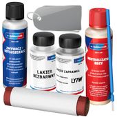 lakier zaprawkowy zestaw na rdzę zaprawka samochodowy audi ly7w lichtsilber