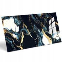 PŁYTKI ŁAZIENKOWE GRES CZARNY DEKORACYJNY FOREST NOIR 60x120 WYSOKI POŁYSK