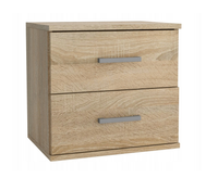 SZAFKA NOCNA Z SZUFLADAMI SONOMA 48x50 nowoczesna szafka do sypialni