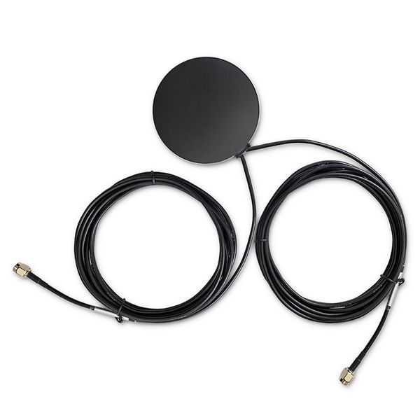 Qoltec Antena GPS + 4G, GLONASS dookólna 28dBi 50W 2xSMA męski Zewnętrzna zdjęcie 3