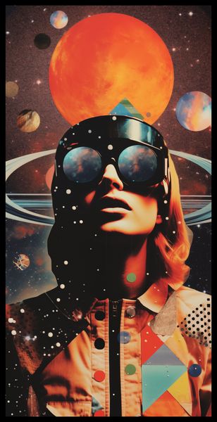Plakat 50x100cm Kosmiczne Wizje zdjęcie 2