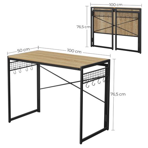 Biurko Komputerowe - sonoma - LWD042B11 na Arena.pl