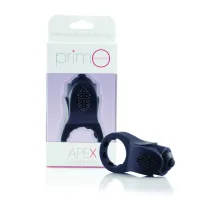 the screaming o primo line apex black silikonowy pierścień wibracyjny