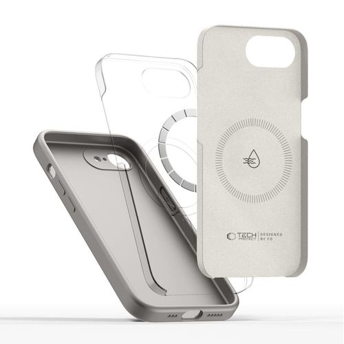 tech-protect silicone magsafe iphone 16e / 17e stone grey na Arena.pl