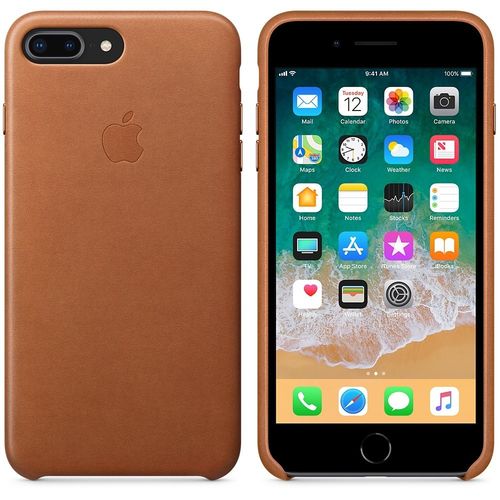 Apple iPhone 8 Plus / 7 Plus Leather Case - Saddle Brown na Arena.pl