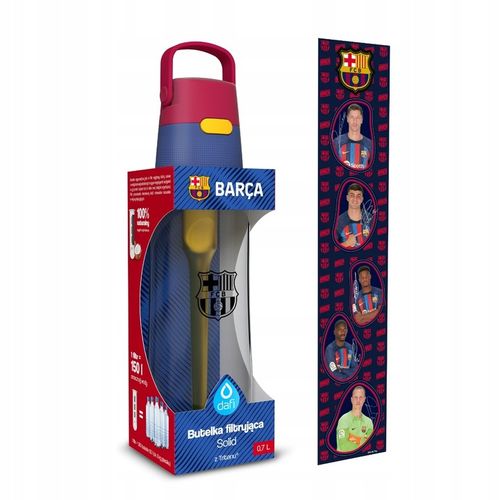 Butelka Dafi SOLID 0,7l Lewandowski Barca + 1wkład na Arena.pl