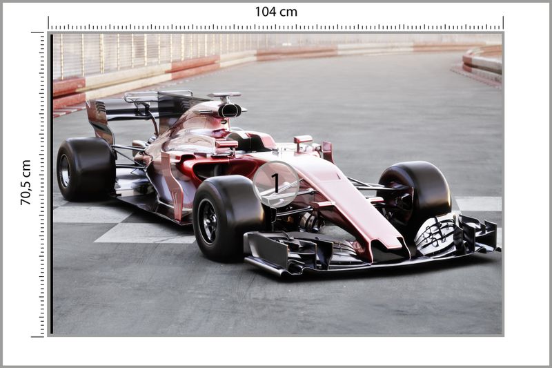 Emaga Fototapeta Bolid F1 Na Lini Startu Vinyl Strukturalny 104x70.5 zdjęcie 3