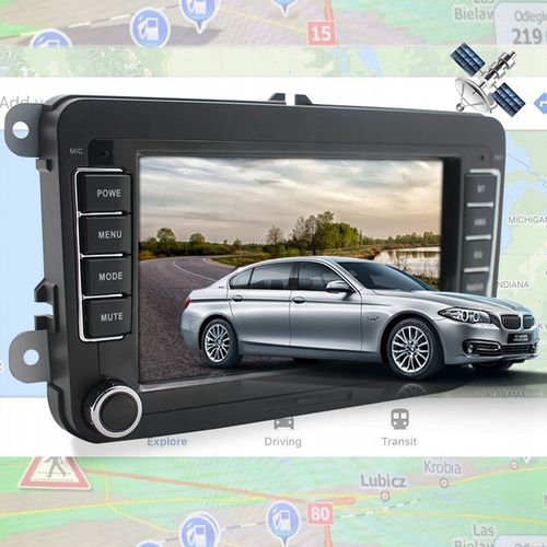 RADIO 2DIN NAWIGACJA GPS VW PASSAT GOLF SUPERB TOURAN TIGUAN CADDY ANDROID na Arena.pl