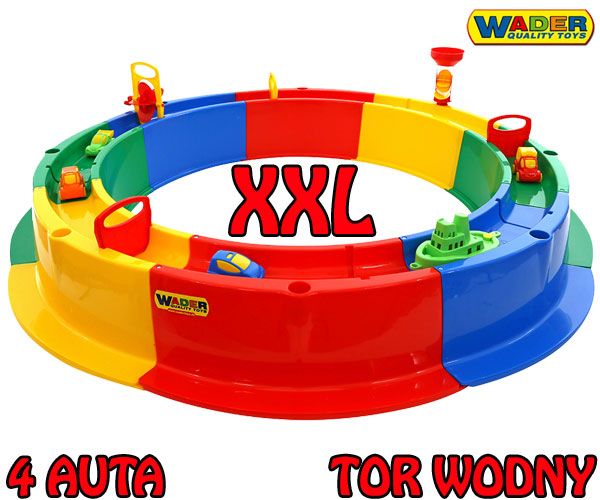 WADER 40923 Piaskownica Modułowa Tor Wodny + AUTA zdjęcie 4