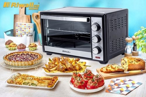 PIEKARNIK ELEKTRYCZNY RIWALL RPI-01 25L TERMOOBIEG ROŻNO GRILL na Arena.pl