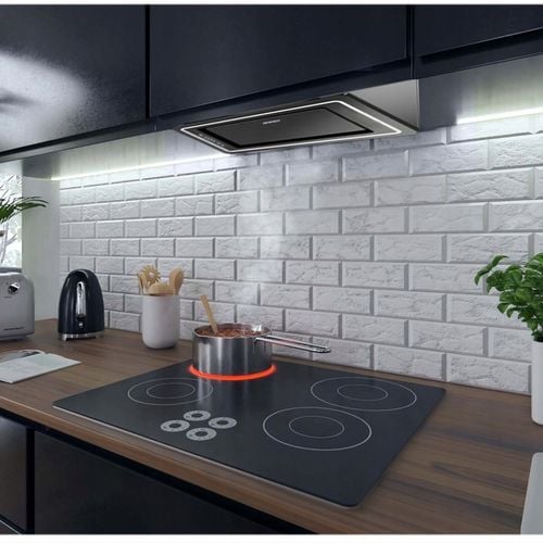 Okap kuchenny podszafkowy do zabudowy 52cm czarny LED premium Berdsen na Arena.pl