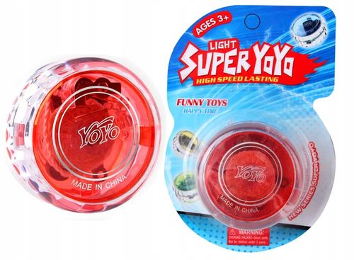 JOJO GRA ZRĘCZNOŚCIOWA YOYO ZABAWKA ŚWIECĄCE 4 szt JO-JO NA POCZĄTEK na Arena.pl