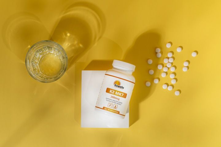 SOWELO WITAMINA K2 MK7 200mcg 120 TABLETEK zdjęcie 3