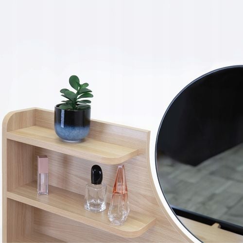 Toaletka z lustrem kosmetyczna skandynawska na Arena.pl