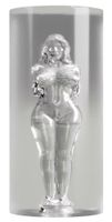 masturbator stroker tunelowy przezroczysty 14 cm