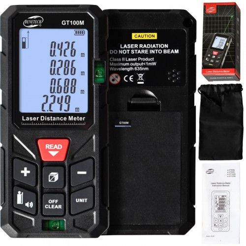 DALMIERZ LASEROWY BENETECH ZIELONY 100M WYSOKA DOKŁADNOŚĆ na Arena.pl