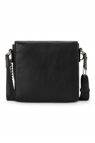 torebka damska nobo listonoszka czarna na złotym łańcuszku na Arena.pl