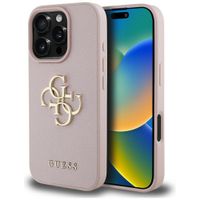 etui guess grained big 4g logo small classic logo do iphone 16 pro