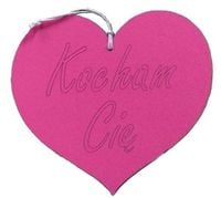 serce czerwone 2szt kocham cię 15cm