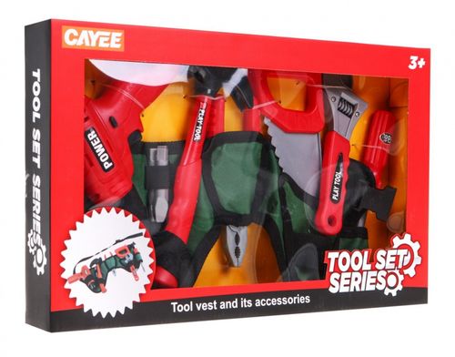 Pas Narzędziowy Dla Dzieci 3+ Zestaw Narzędzi + Interaktywna Wkrętarka na Arena.pl