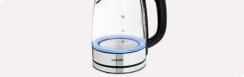 Czajnik elektryczny Zelmer ZCK8024 1.7 l 2200 W czarno-srebrny na Arena.pl