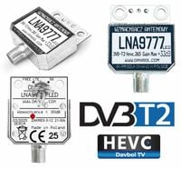 Wzmacniacz antenowy +49% LNA9777F DVB-T2 LED Polska Manufaktura Davbol