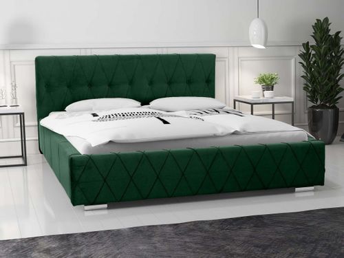 ŁÓŻKO TAPICEROWANE 160X200 KLASYCZNE Z POJEMNIKIEM NA POŚCIEL na Arena.pl