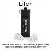 2x BOLLSEN Life+ Zatyczki do uszu do spania