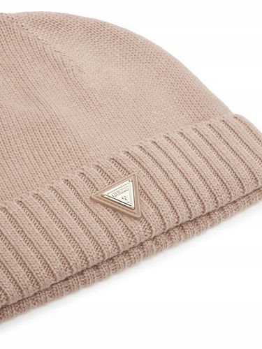 Czapka zimowa Guess Beanie na zimę Damska Modna Ciepła V4BZ08Z39B0 Beżowa na Arena.pl