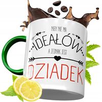 Kubek Zielony Dla Dziadka Na Prezent Urodziny Z Nadrukiem Ze Zdjęciem
