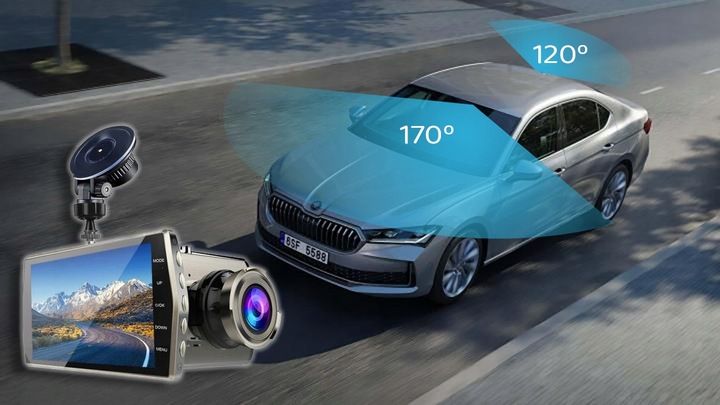 WIDEOREJESTRATOR KAMERA SAMODCHODOWA PRZÓD TYŁ WIDEO REJESTRATOR Menu PL 64 zdjęcie 10