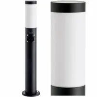 Lampa Ogrodowa słupek ogrodowy 65 cm E27 z gniazdem 230V SuperLED