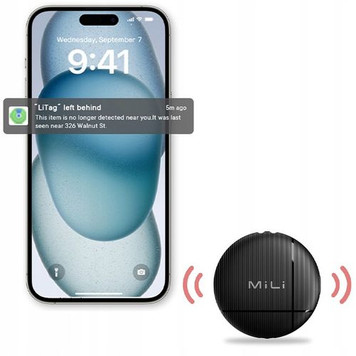 Lokalizator GPS LiTag MiLi IOS APLLE do plecaka kluczy bagażu roweru obroży na Arena.pl