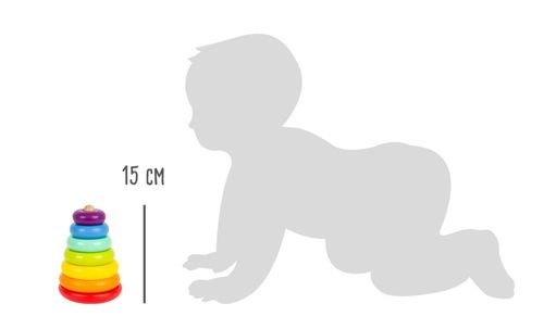 PIRAMIDKA drewno WAŃKA WSTAŃKA balansująca TĘCZA na Arena.pl