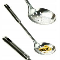 ŁYŻKA CEDZAKOWA KUCHENNA SITKO DO ODCEDZANIA SZUMÓWKA 30 CM STAL NIERDZEWNA