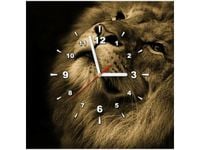 40X40CM ZEGAR ZŁOTY LEW OBRAZ