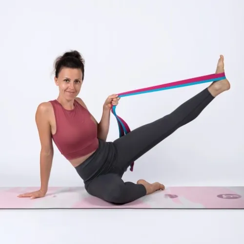 Pasek do jogi klasy Premium, Taśma z Certyfikatem OEKO-TEX, Stal Nierdzewna na Arena.pl