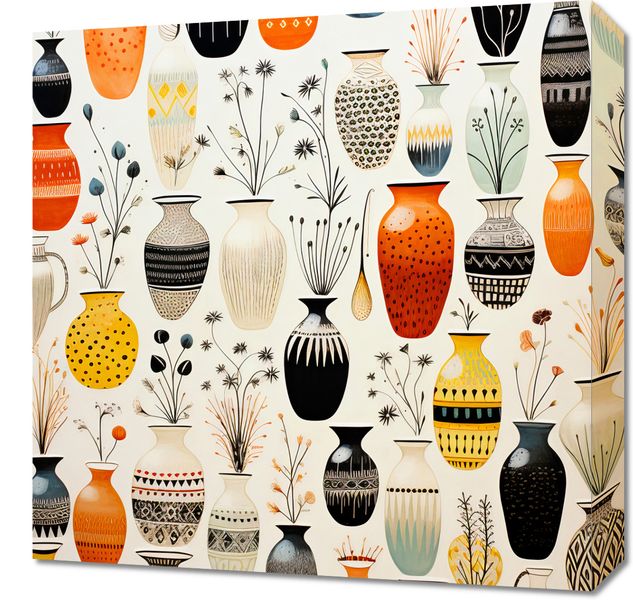 Obraz 50x50cm Symfonia Wazonów zdjęcie 1