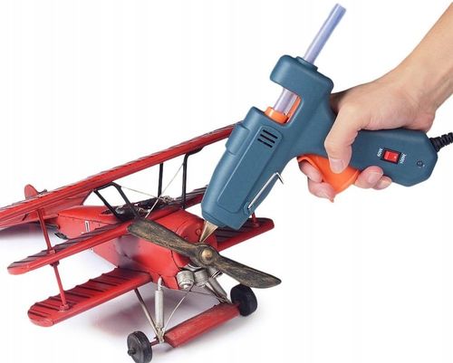 MOCNY PISTOLET DO KLEJU KLEJENIA NA GORĄCO KLEJARKA 100W + DUŻY ZAPAS na Arena.pl