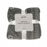 KOC ŚWIĄTECZNY 160X200 NARZUTA NA ŁÓŻKO NA KANAPĘ MIĘKKI PLED Z MIKROFIBRY