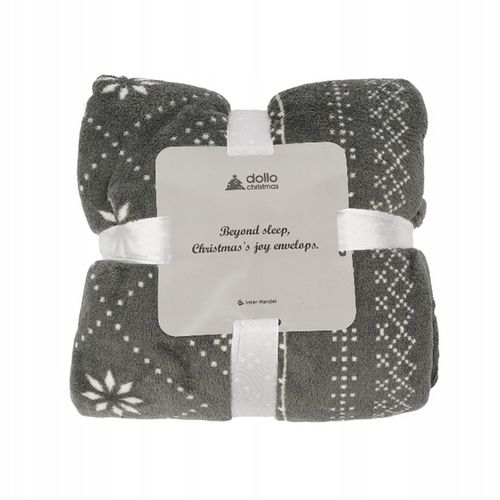 KOC ŚWIĄTECZNY 160X200 NARZUTA NA ŁÓŻKO NA KANAPĘ MIĘKKI PLED Z MIKROFIBRY na Arena.pl