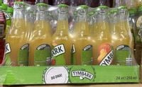 Tymbark napój brzoskwinia-pomarańcza 250ml (butelka szklana) - karton