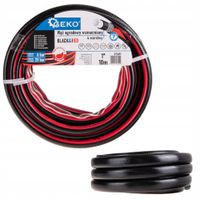 WĄŻ OGRODOWY WZMACNIANY BLACK&RED 1" 10M OPLOT POLIESTROWY OCHRONA UV