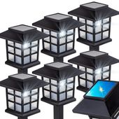 Lampy SOLARNE OGRODOWE lampa solarna wbijana ogrodowa LED do ogrodu 6