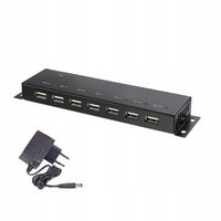 Hub USB 7 portów ROZDZIELACZ stacja dokująca metalowa Renkforce