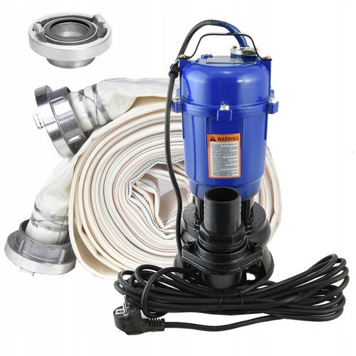 POMPA WODY CZYSTEJ SZAMBA BRUDNEJ Z ROZDRABNIACZEM ZATAPIALNA WĄŻ 20M na Arena.pl