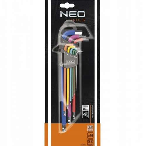 KLUCZE IMBUSOWE HEX DŁUGIE IMBUS 1,5-10 ZESTAW NEO na Arena.pl