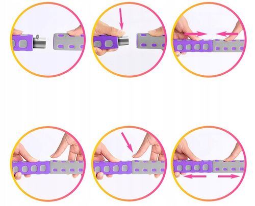 CIĘŻKIE HULA HOP PIANKOWE Z OBCIĄŻENIEM ODCHUDZAJĄCE KOŁO SKŁADANE FITNESS na Arena.pl